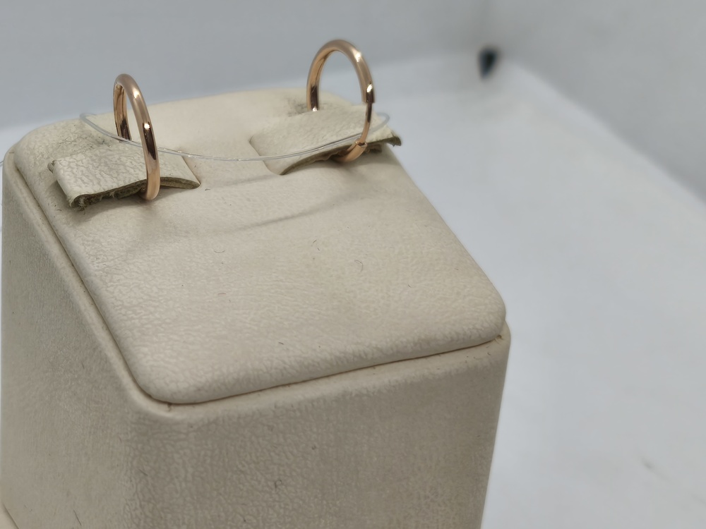 СЕРЬГИ КОНГО без камня (Au 585)