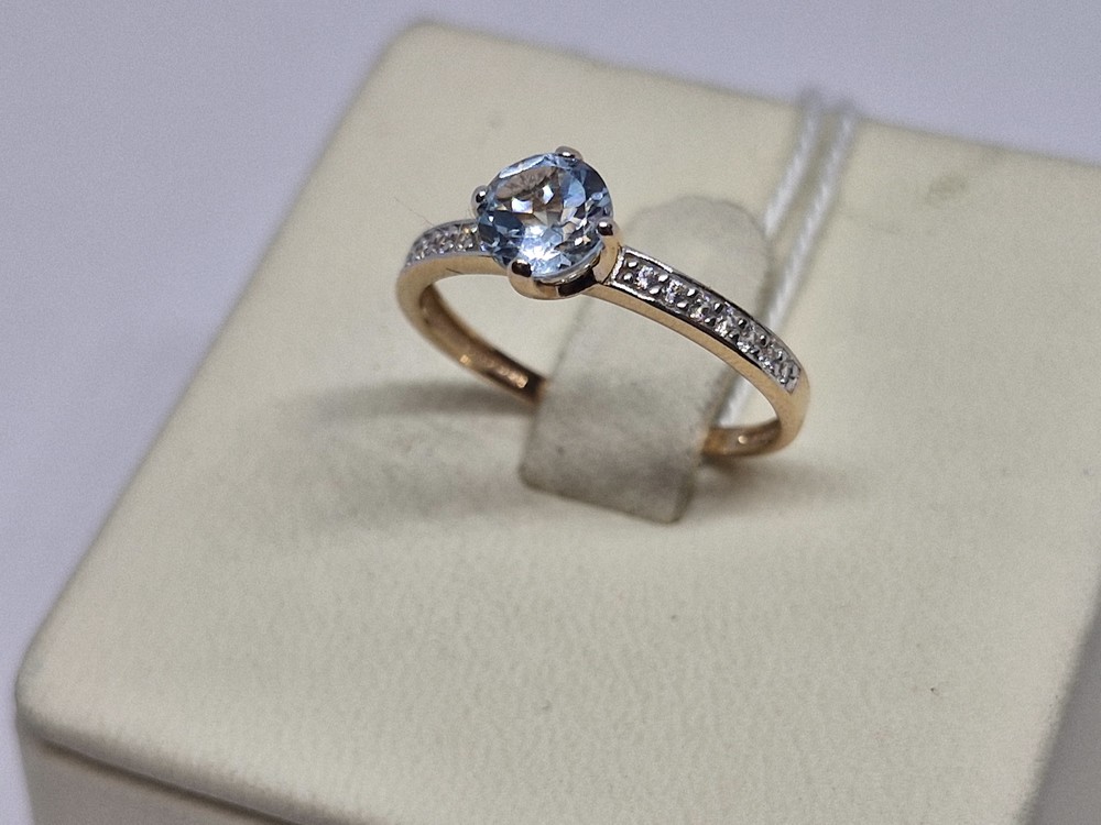 КОЛКМИ585 КОЛЬЦО С КАМНЯМИ (Au 585)