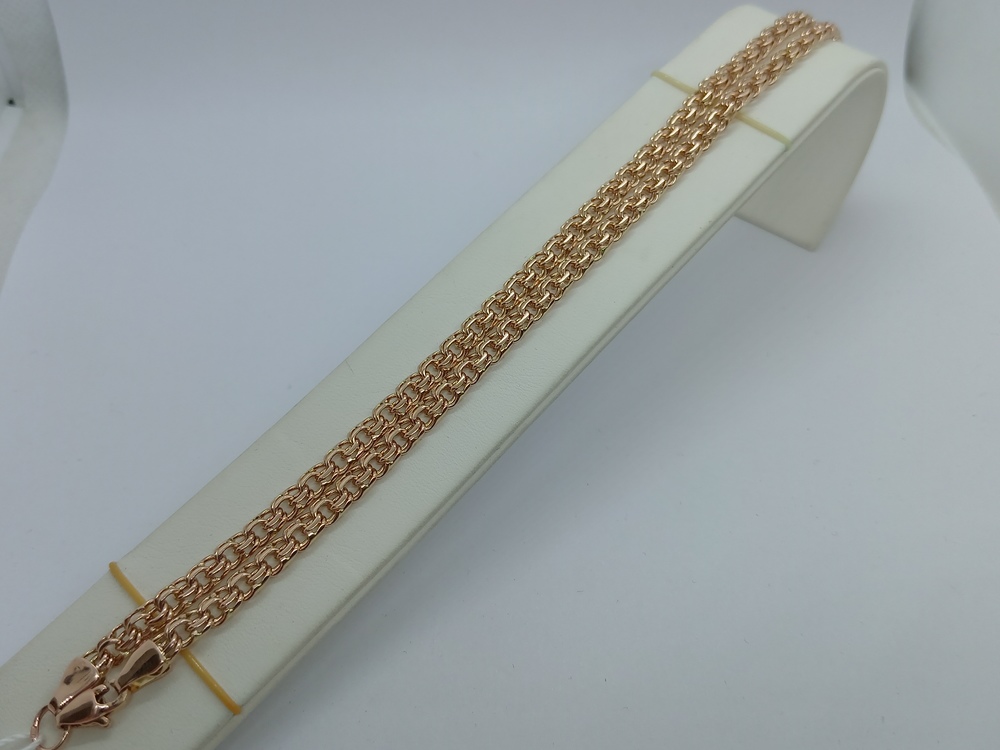 ЦЕПЬ ПОЛНОВЕСНАЯ Бисмарк (Au 585)