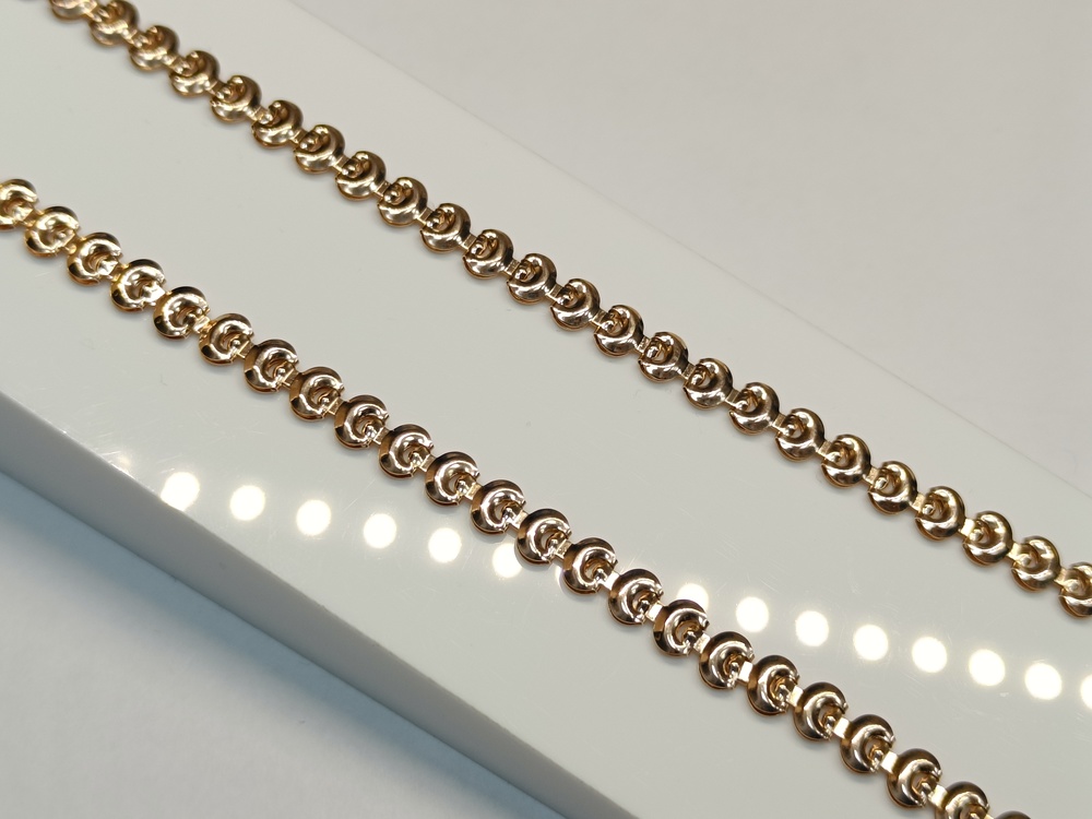 ЦЕПЬ ПОЛНОВЕСНАЯ Штамповка (Au 585)