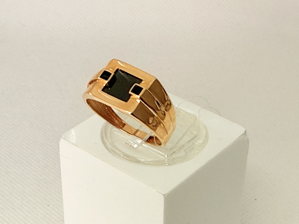 ПЕЧАТКА С КАМНЕМ (Au 585)