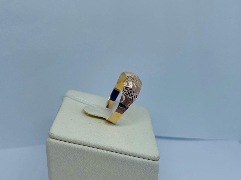А 012607 КОЛЬЦО БЕЗ КАМНЯ (Au 585)
