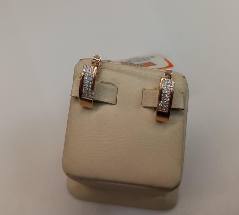 СЕРЬГИ С КАМНЯМИ (Au 585)