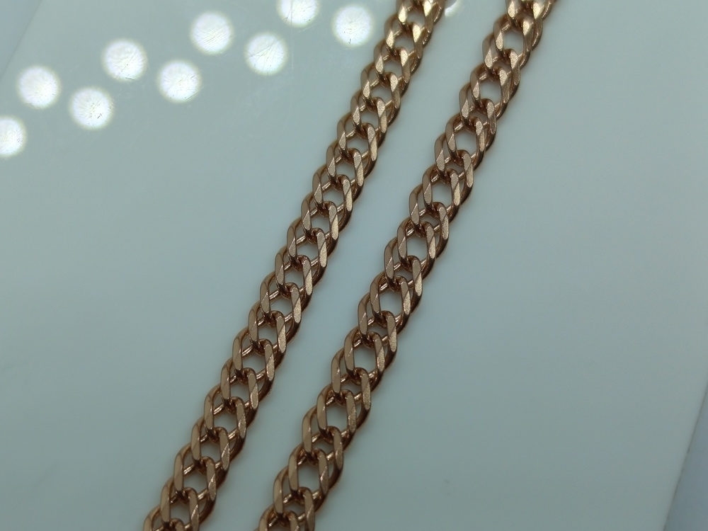 ЦЛР2585 ЦЕПЬ ПОЛНОВЕСНАЯ Ромб двойной (Au 585)