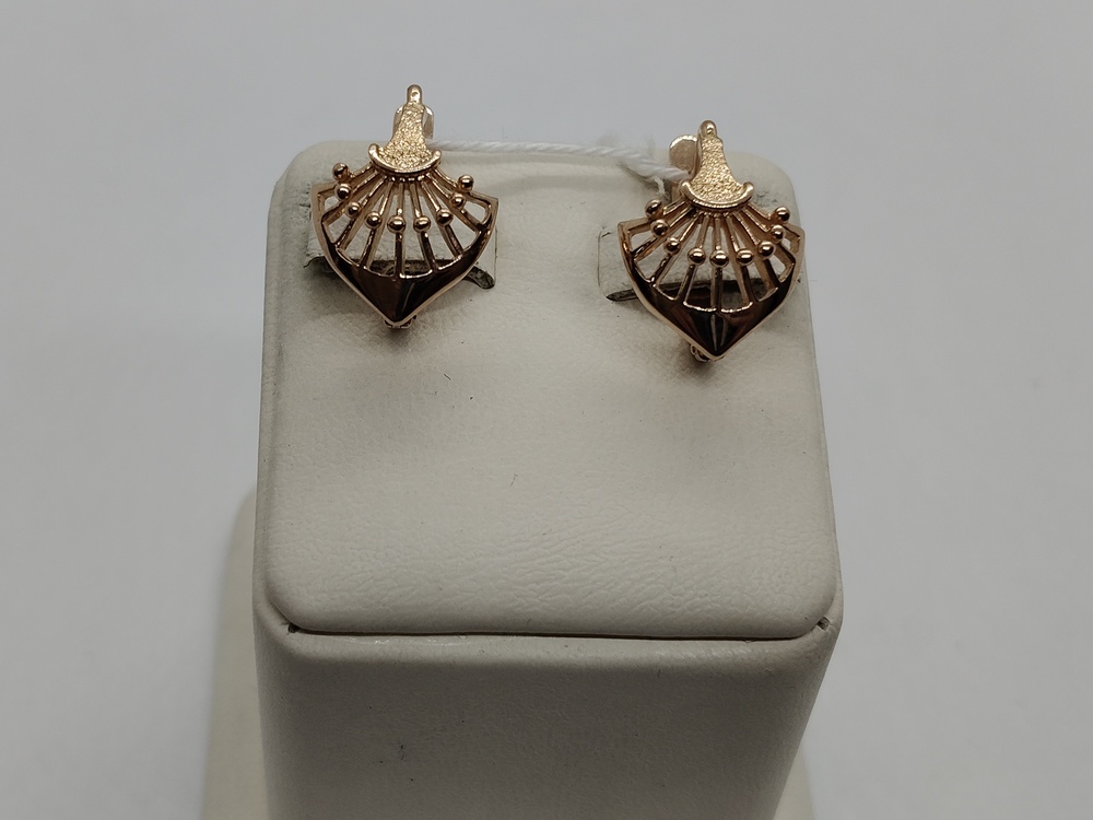 СЕРЬГИ БЕЗ КАМНЯ (Au 583)