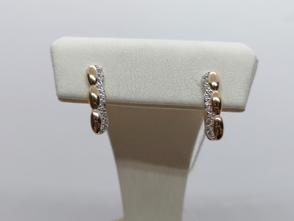 СЕРЬГИ С КАМНЯМИ (Au 585)