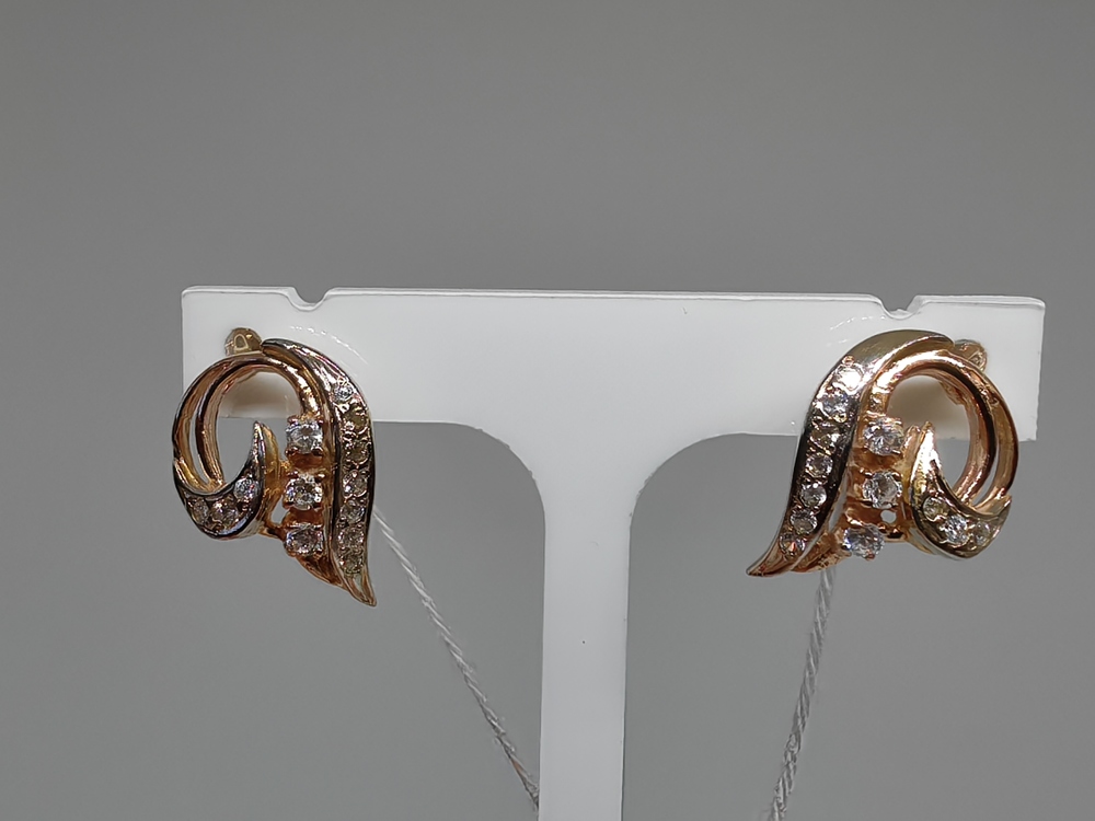 СЕРЬГИ С КАМНЯМИ (Au 585)