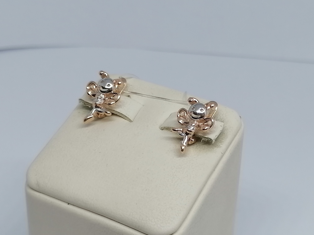СЕРЬГИ БЕЗ КАМНЯ (Au 585)