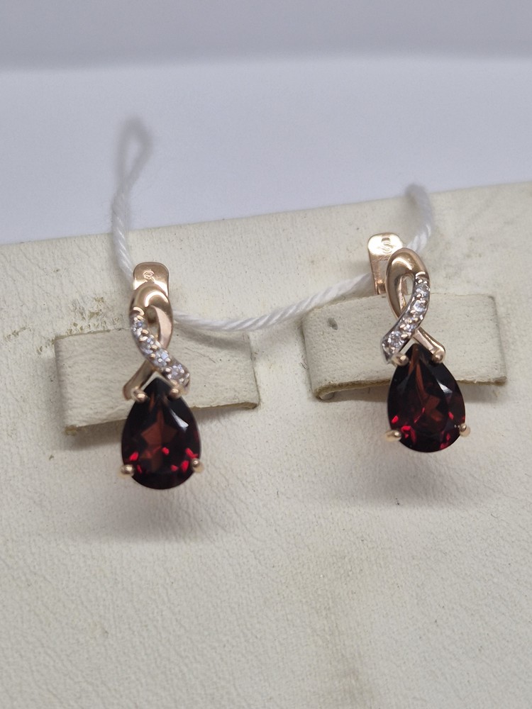 СЕРЬГИ С КАМНЯМИ (Au 585)