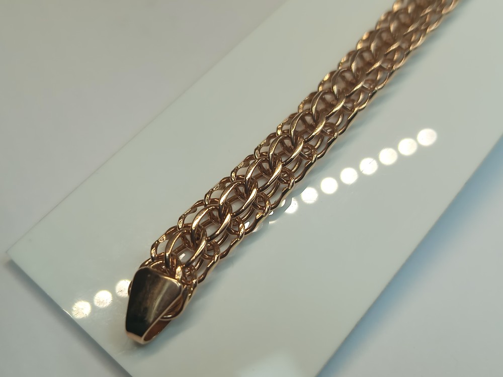 БРАСЛЕТ ПОЛНОВЕСНЫЙ Итальянка Au 585