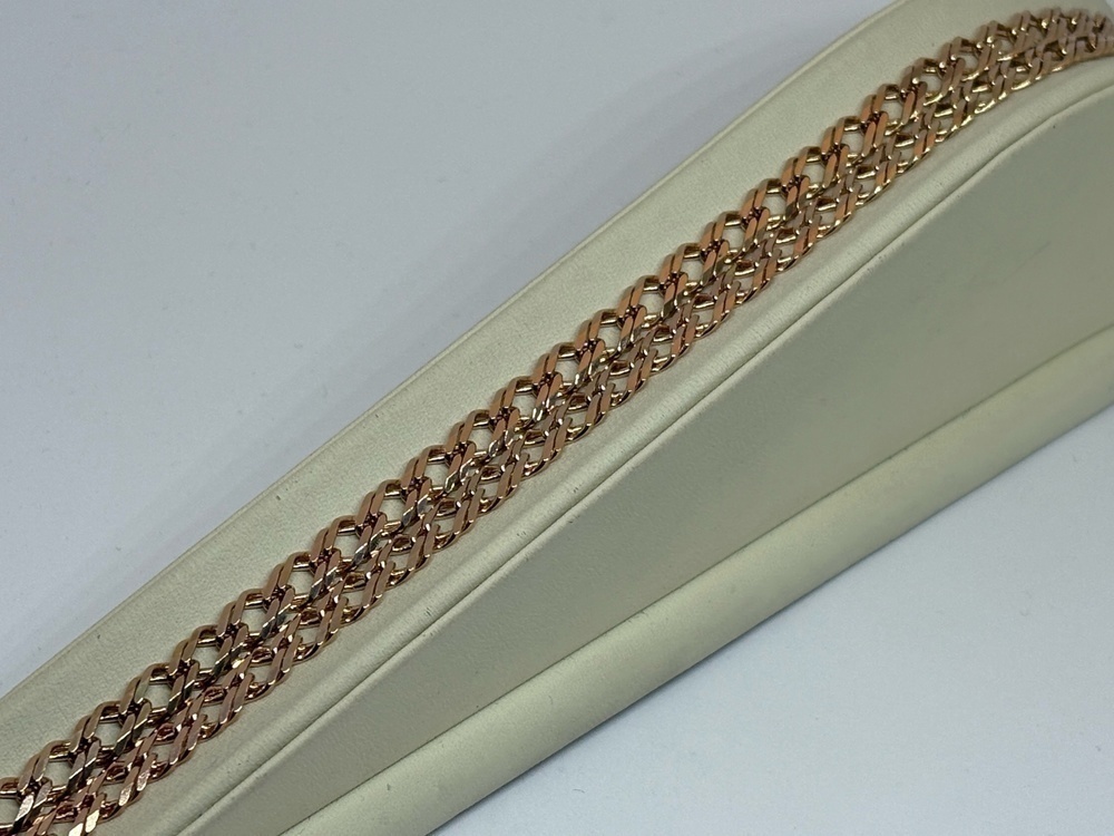 ЦЛР2585 ЦЕПЬ ПОЛНОВЕСНАЯ Ромб двойной (Au 585)