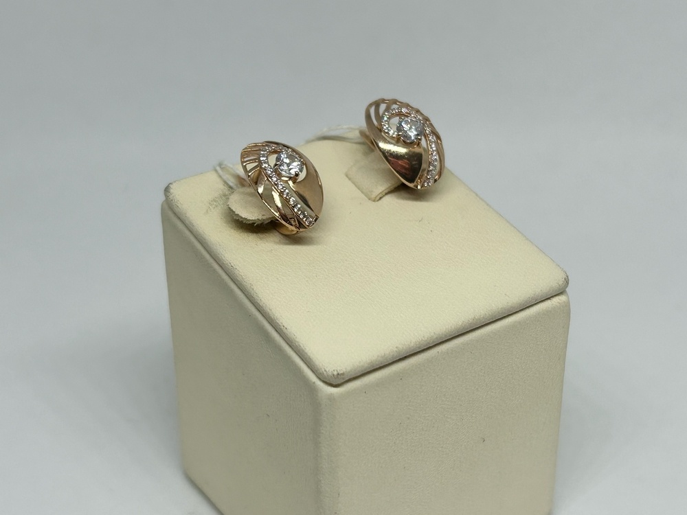 СЕРЬГИ С КАМНЯМИ (Au 585)