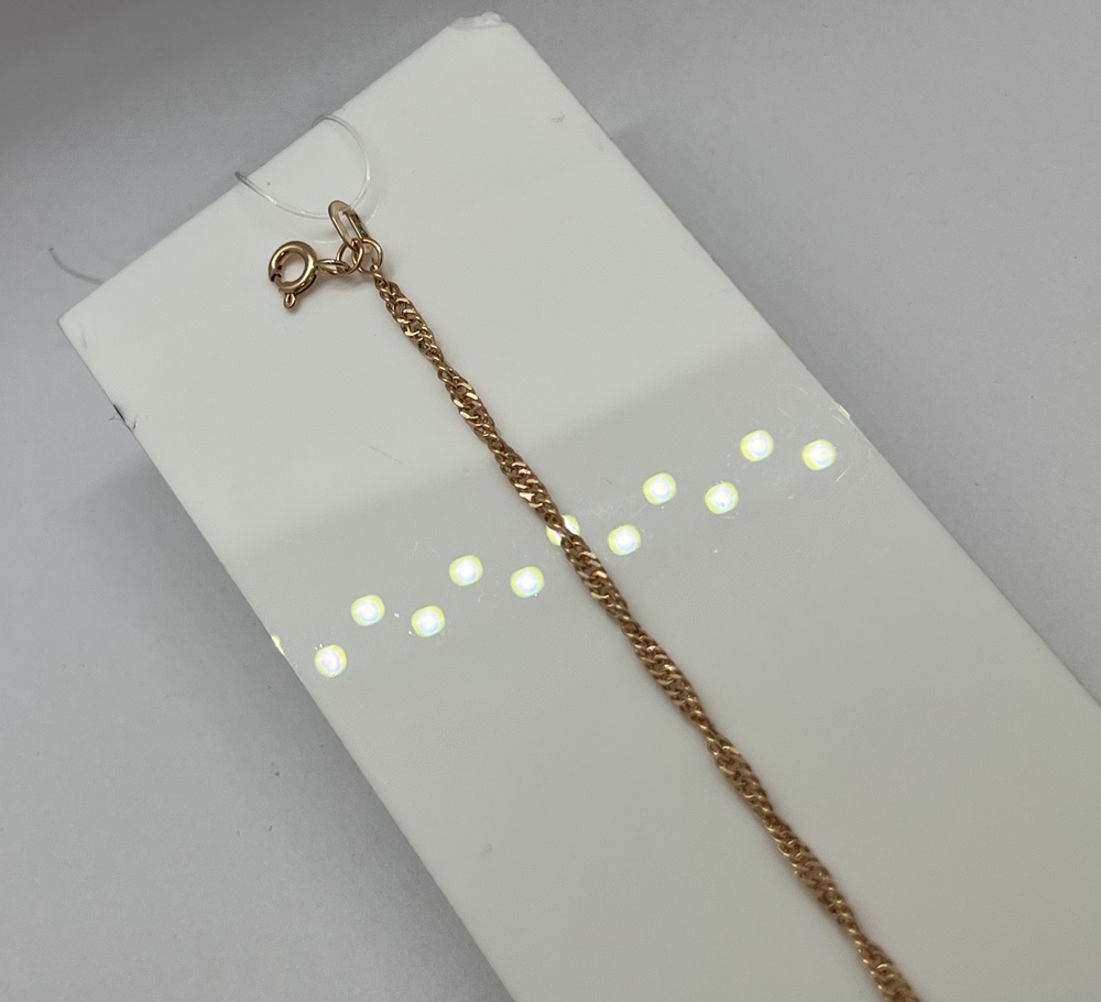 БРАСЛЕТ ПУСТОТЕЛЫЙ Сингапур (Au 585)