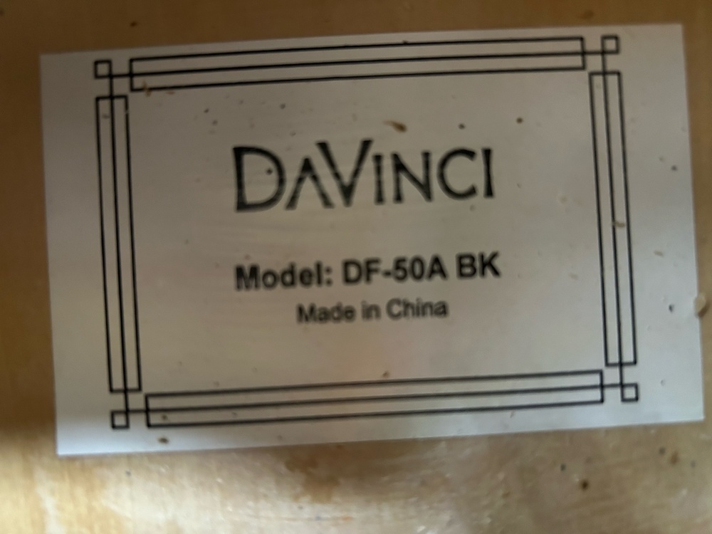 Гитара акустическая DaVinci DF 50A BK