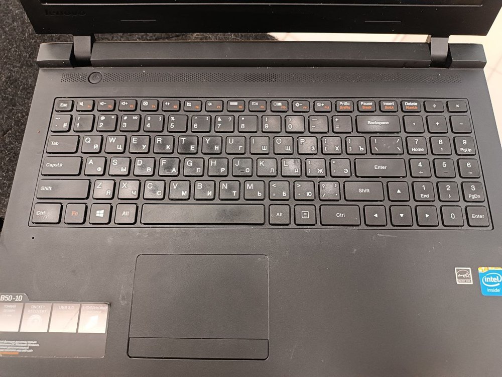 Ноутбук Lenovo В50-10; Celeron N2840, HD Graphics, 8 Гб, Нет, 500 Гб