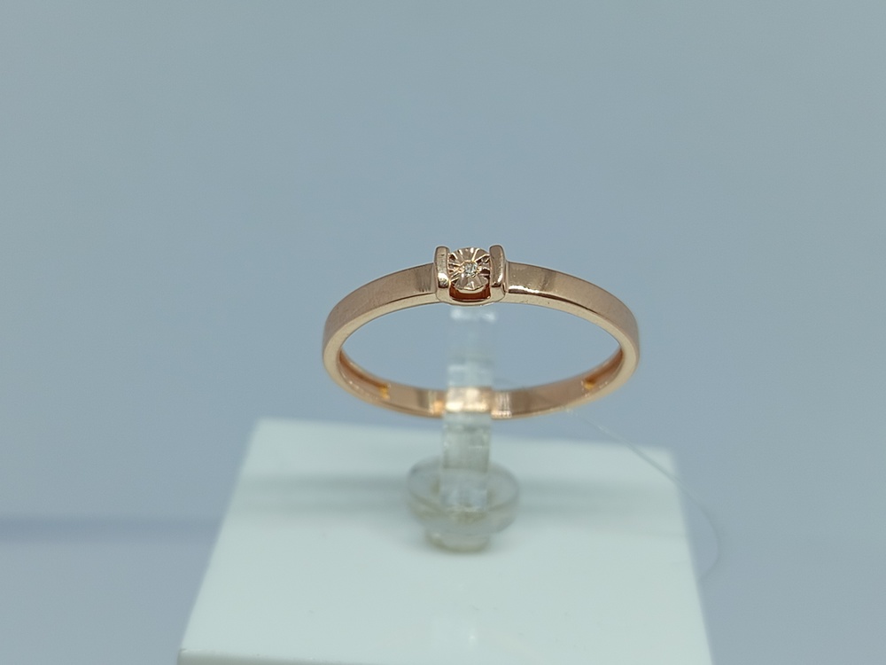 КОЛЬЦО БРИЛЛИАНТ (Ag 925)