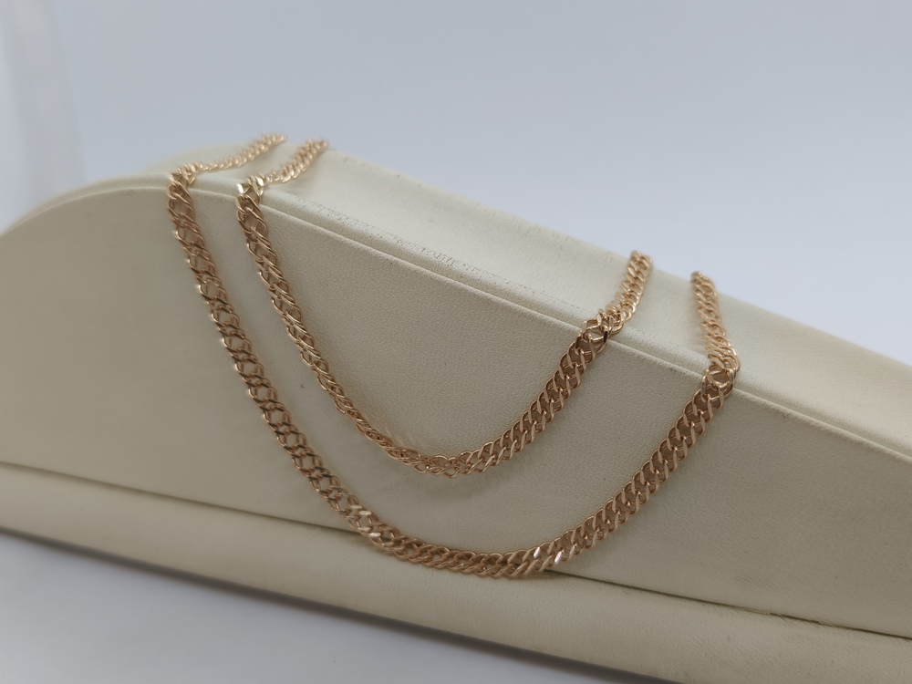 ЦЛР2585 ЦЕПЬ ПОЛНОВЕСНАЯ Ромб двойной (Au 585)