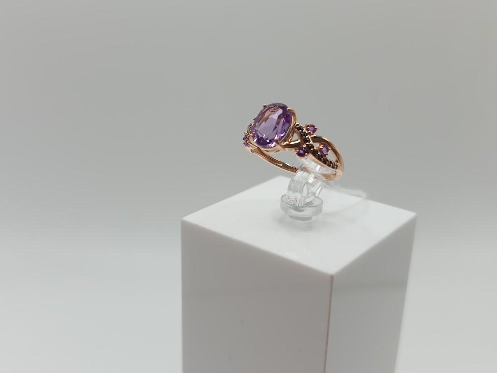 КОЛКМИ585 КОЛЬЦО С КАМНЯМИ (Au 585)