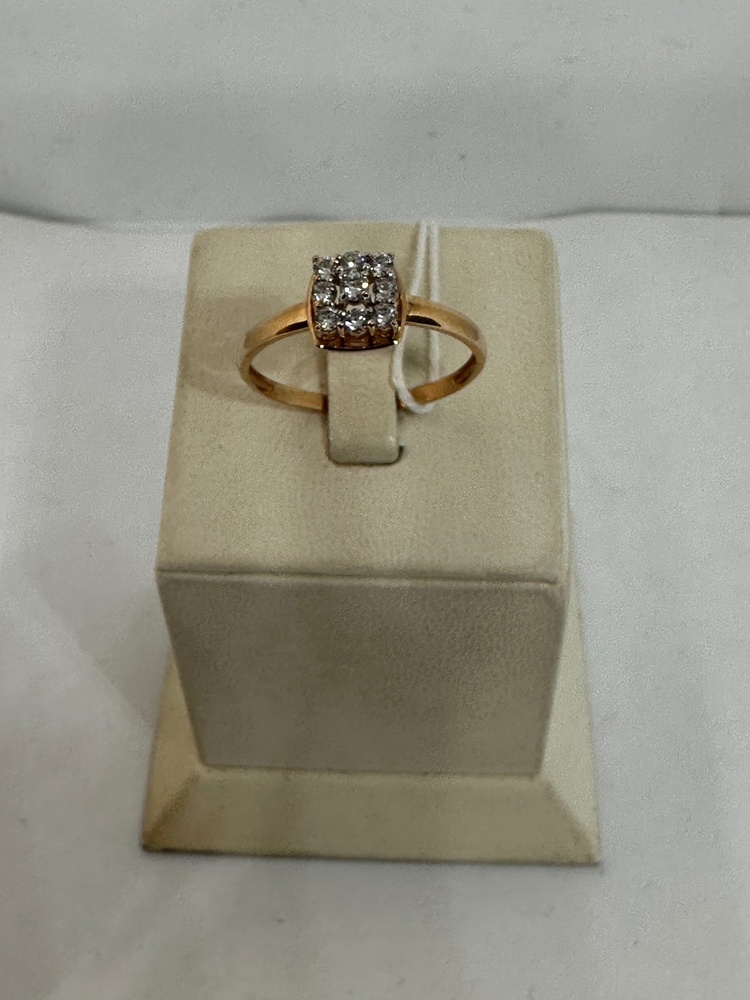 КОЛКМИ585 КОЛЬЦО С КАМНЯМИ (Au 585)