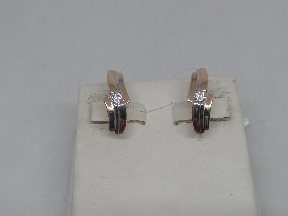 СЕРЬГИ С КАМНЕМ (Au 585) СЕРЬГИ С КАМНЕМ (Au 585)
