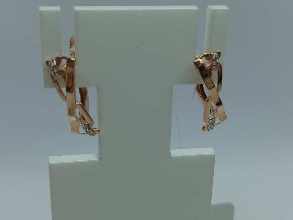 СЕРЬГИ С КАМНЯМИ (Au 585)