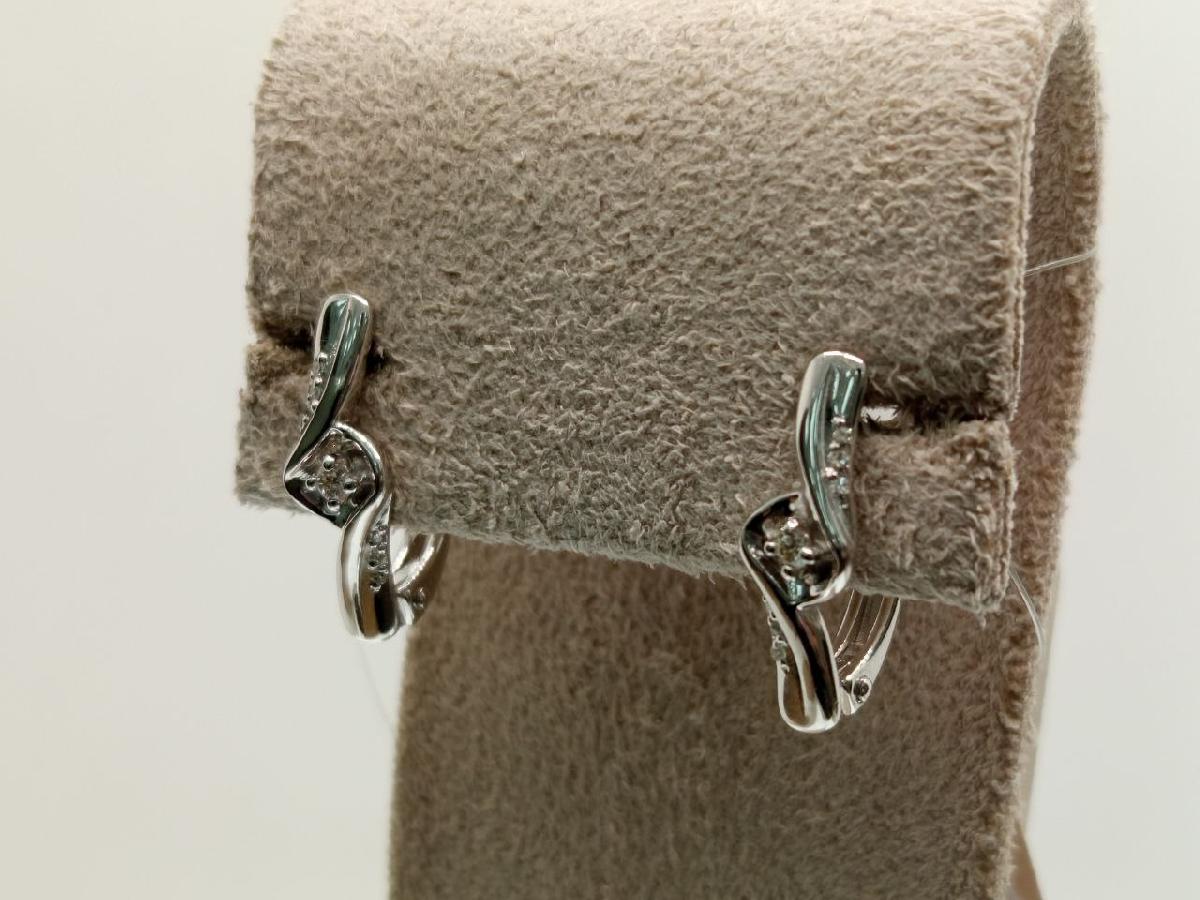 СЕРЬГИ БРИЛЛИАНТ (Ag 925)