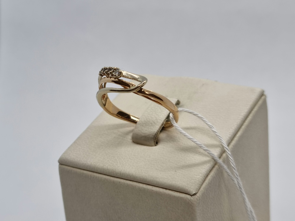 КОЛЬЦО БРИЛЛИАНТ Au 585