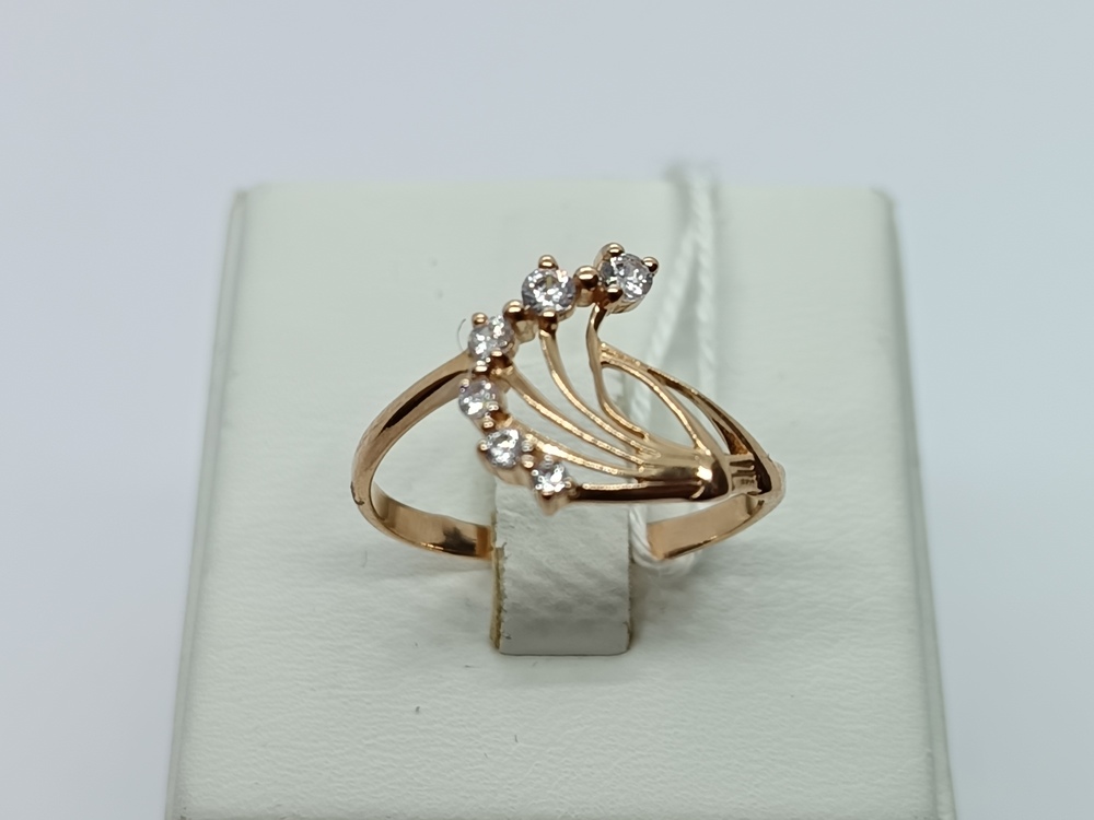 КОЛКМИ585 КОЛЬЦО С КАМНЯМИ (Au 585)