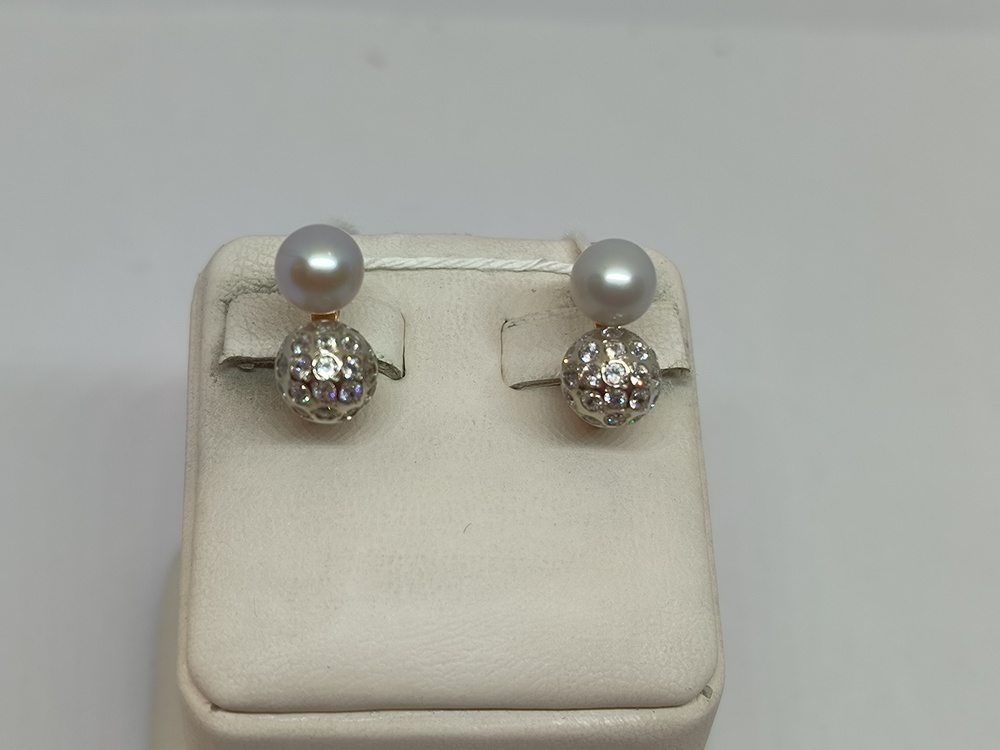 СЕРЬГИ С КАМНЯМИ (Au 585)