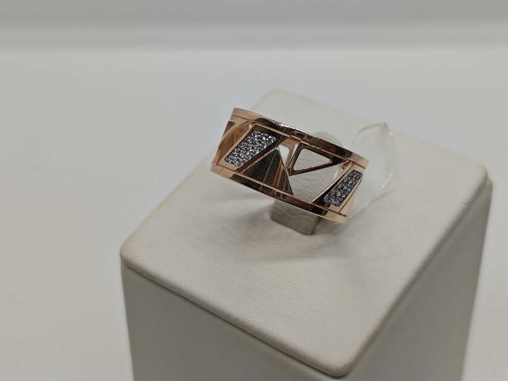 КОЛЬЦО С КАМНЯМИ (Au 585)