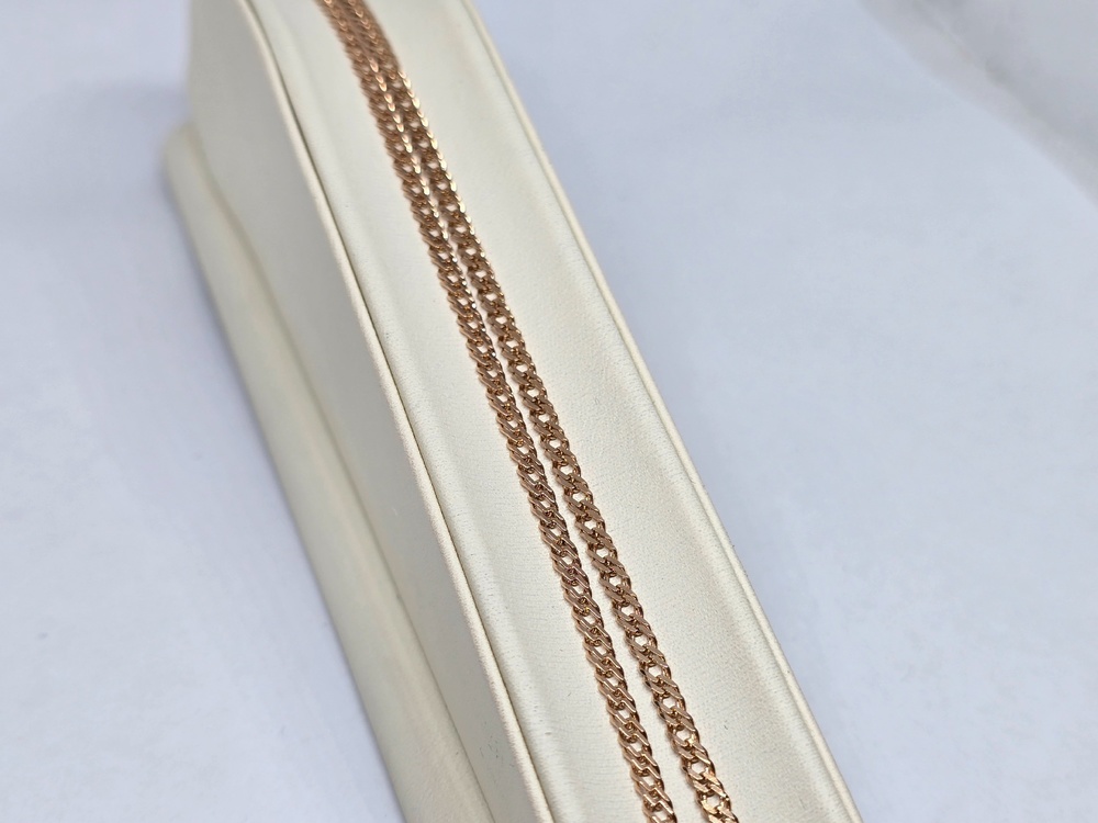 ЦЛР2585 ЦЕПЬ ПОЛНОВЕСНАЯ Ромб двойной (Au 585)