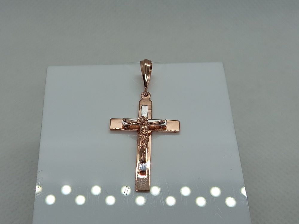 810-00322-10-00-00-00 ПОДВЕСКА КРЕСТ (Au 585)