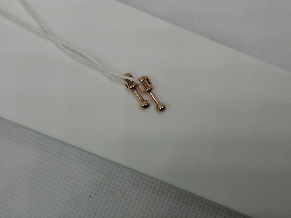 СЕРЬГИ ПУСЕТЫ (Au 585)