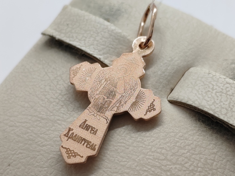 ПОДВЕСКА КРЕСТ без камня (Au 585)