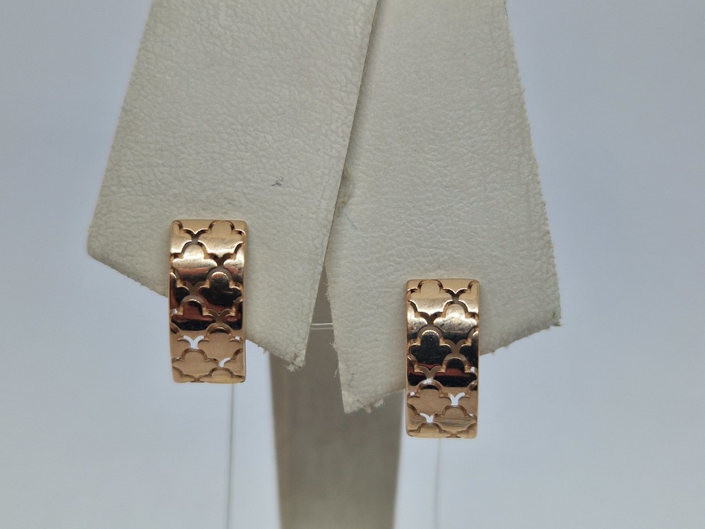 СЕРЬГИ БЕЗ КАМНЯ (Au 585)