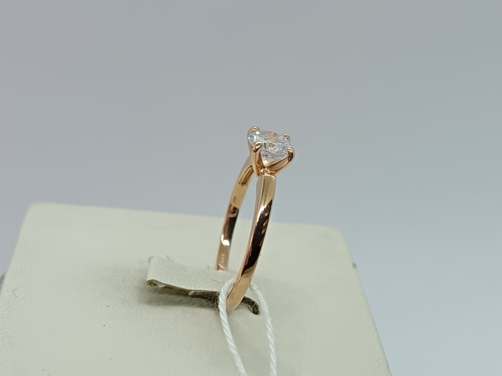 КОЛКМ585 КОЛЬЦО С КАМНЕМ (Au 585)