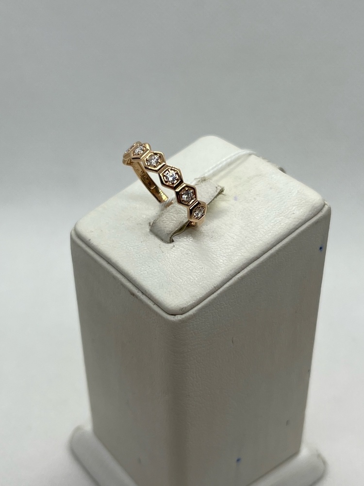 КОЛКМИ585 КОЛЬЦО С КАМНЯМИ (Au 585)