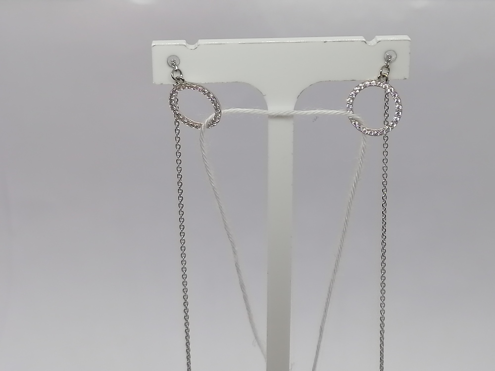 СЕРЬГИ С КАМНЯМИ (Au 585)