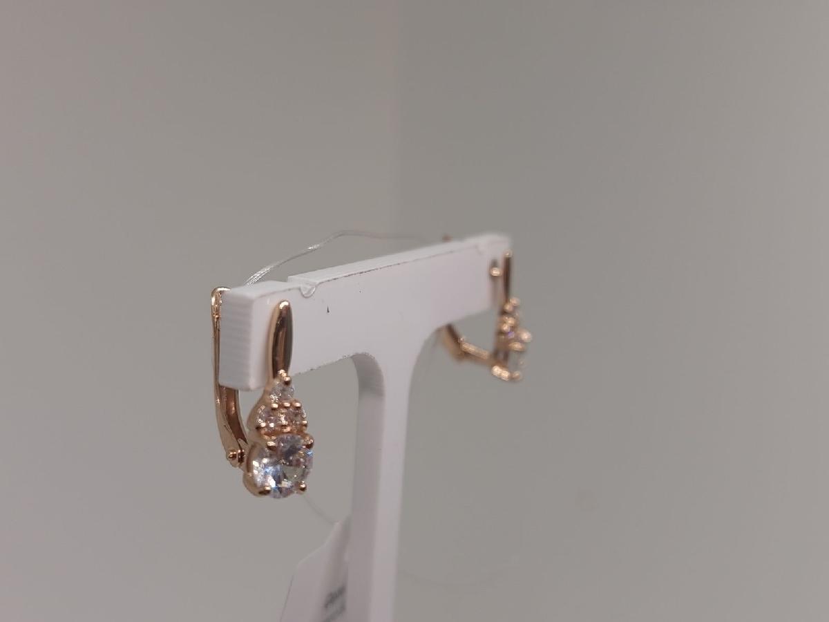 СЕРЬГИ С КАМНЯМИ (Au 585)