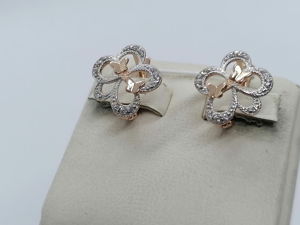 СКМИ585 СЕРЬГИ С КАМНЯМИ (Au 585) СКМИ585 СЕРЬГИ С КАМНЯМИ (Au 585)