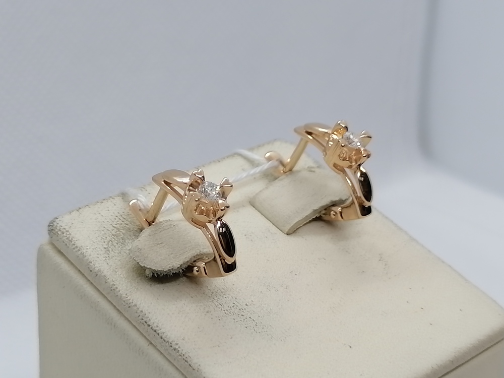 СЕРЬГИ БРИЛЛИАНТ (Au 585)