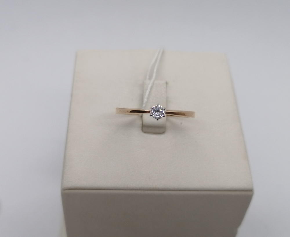 КОЛЬЦО С КАМНЕМ (Au 585)