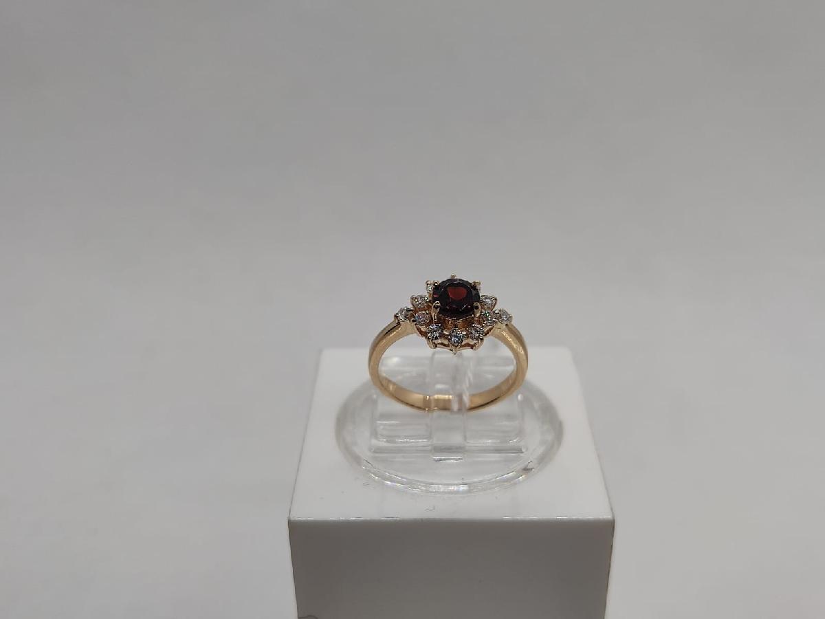 КОЛКМИ585 КОЛЬЦО С КАМНЯМИ (Au 585)