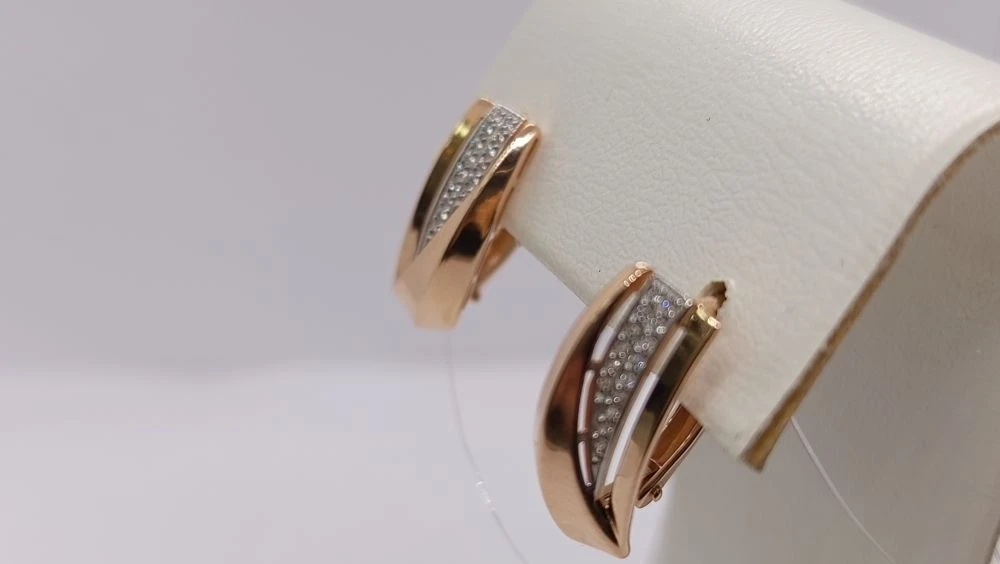 СЕРЬГИ С КАМНЯМИ (Au 585)