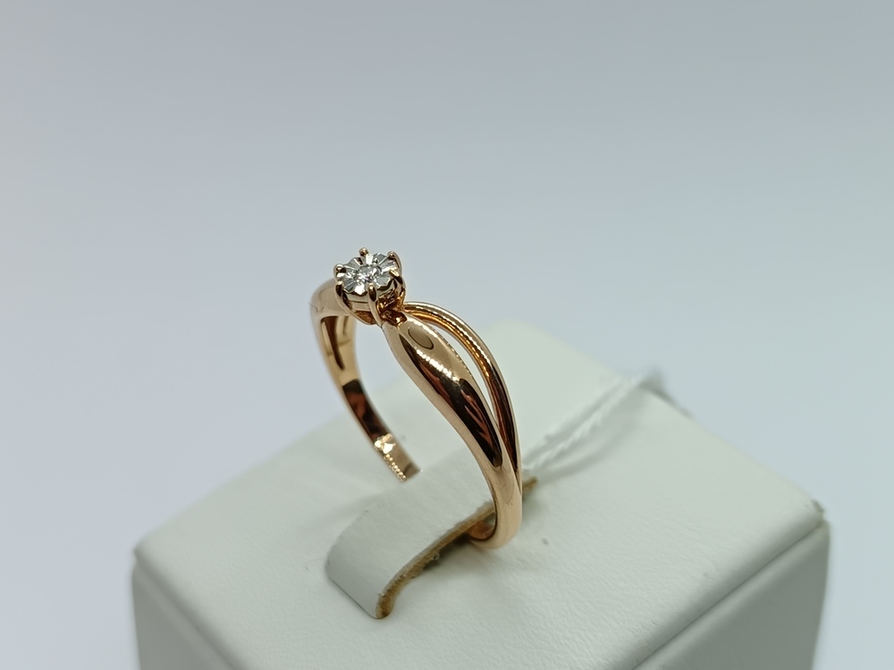 КОЛЬЦО БРИЛЛИАНТ Au 585