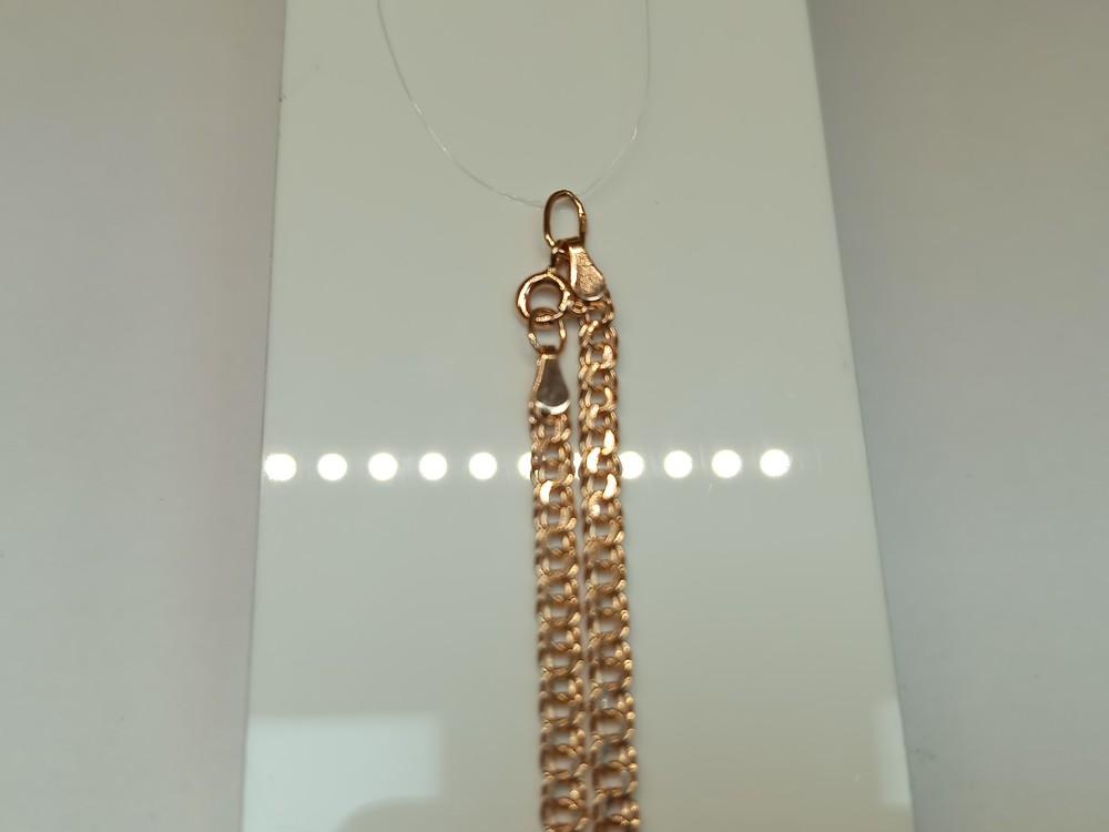 ЦЕПЬ ПУСТОТЕЛАЯ Бисмарк (Au 585)