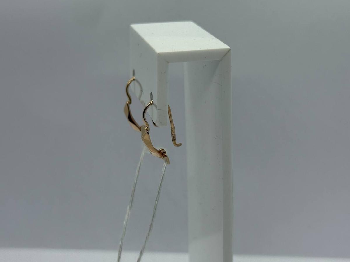 СБКМ585 СЕРЬГИ БЕЗ КАМНЯ (Au 585)