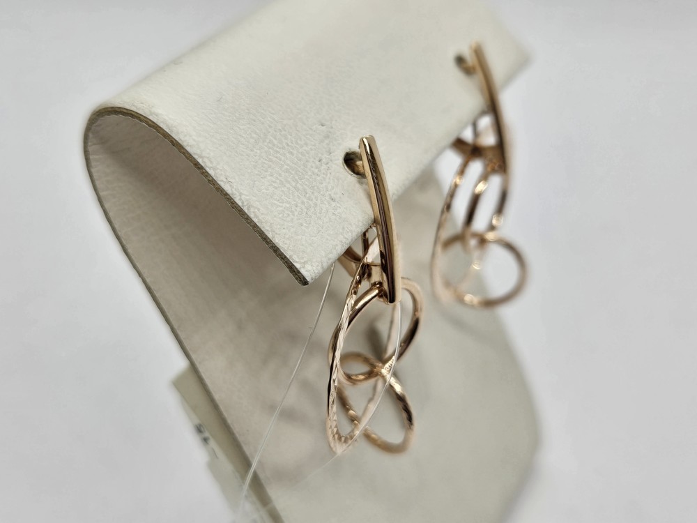 СЕРЬГИ БЕЗ КАМНЯ (Au 585)