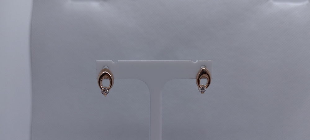 СПУС585 СЕРЬГИ ПУСЕТЫ (Au 585)