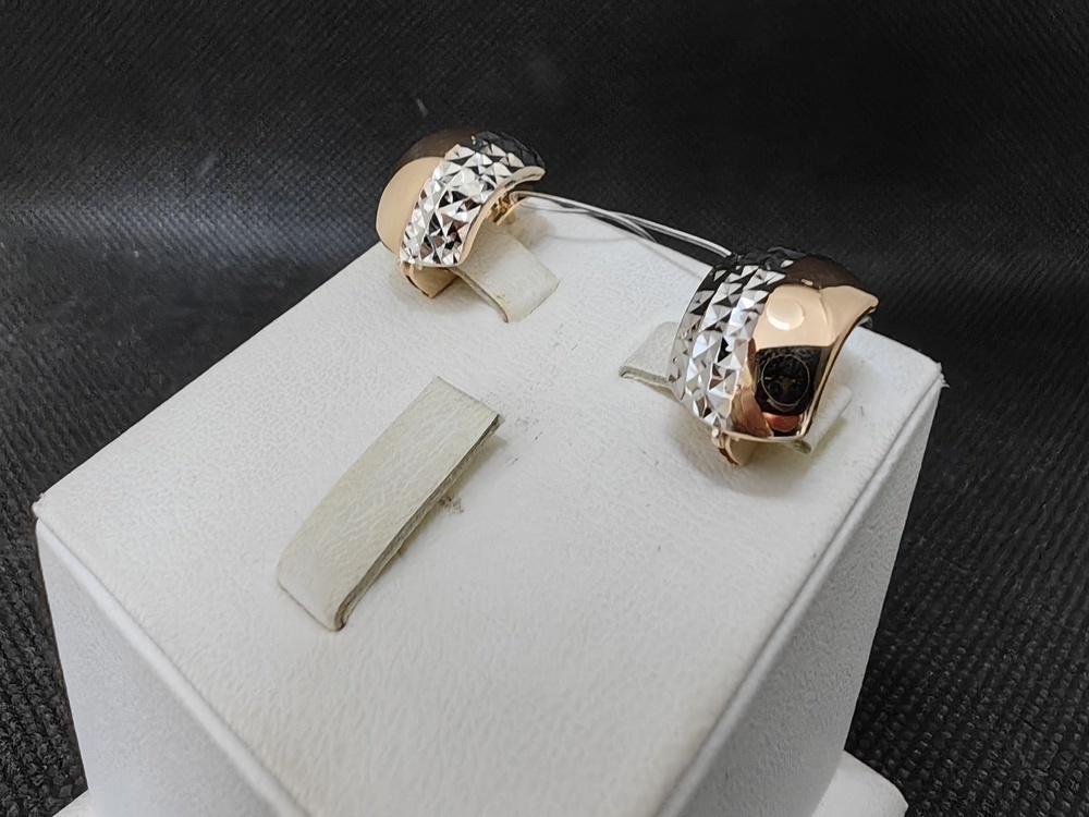 СЕРЬГИ БЕЗ КАМНЯ (Au 585)